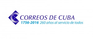 Logo Correos de Cuba 260 Aniversario